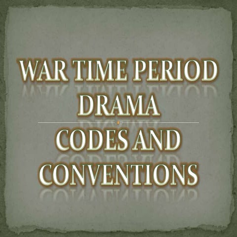 Codes and conventions