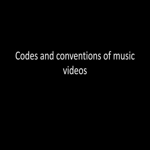 Codes and conventions 