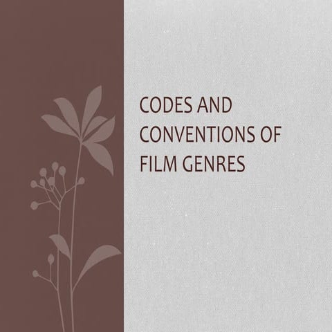 Codes and conventions