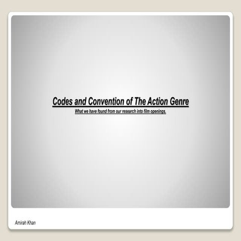 Codes and conventions | PPTX