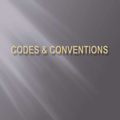 Codes And Convention Slideshare | PPT