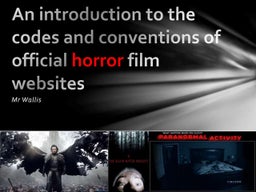 Camera shots and angles for a horror and thriller film | PPT