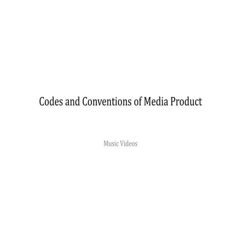 Codes and conventions of media product | PPT