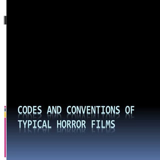 Codes and Conventions of typical ho...