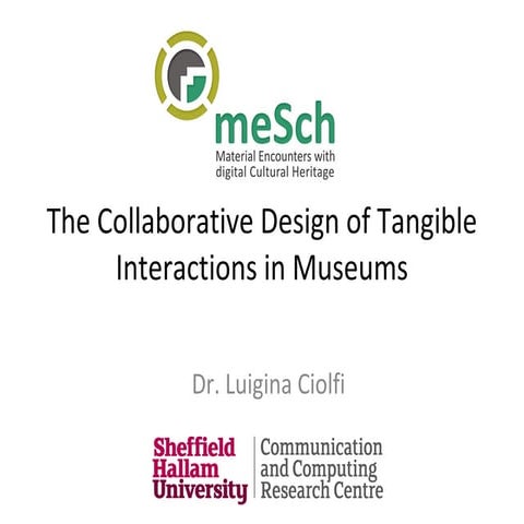 The Collaborative Design of Tangible Interactions