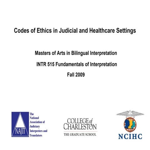 Codes Of Ethics