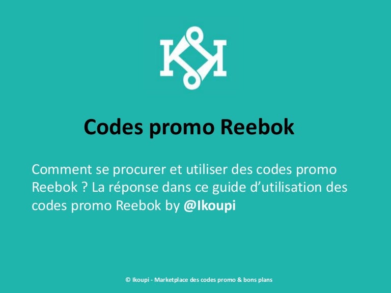 code promo pour le site reebok