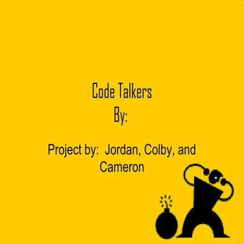 Code talkers jordan, cameron, colby