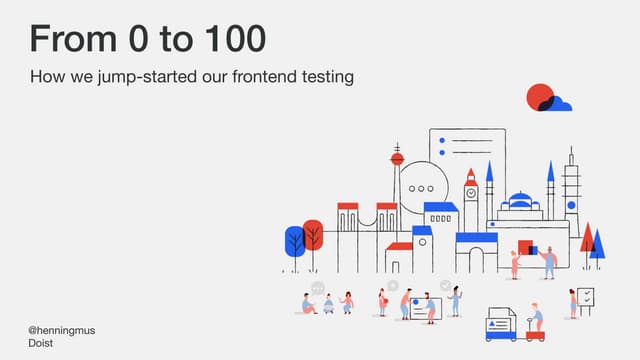 From 0 to 100: How we jump-started our frontend testing