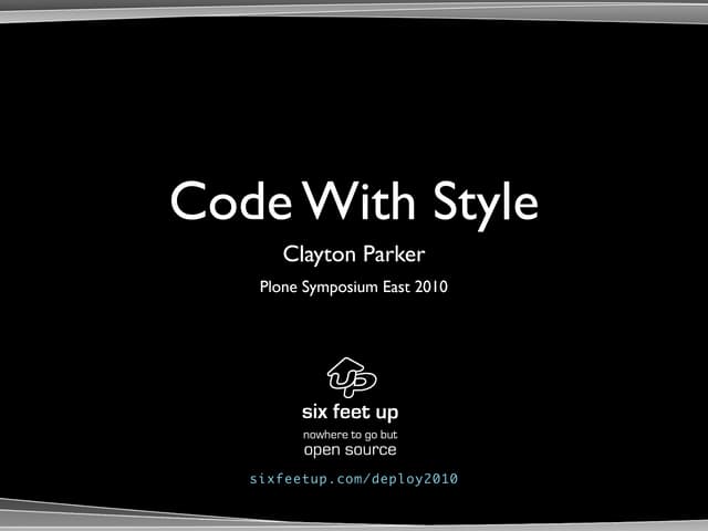 Code with style