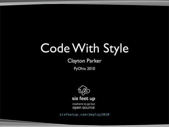 Code with Style - PyOhio