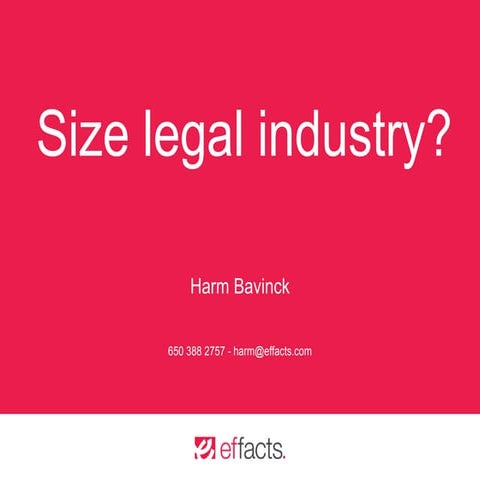 @Codex Stanford - What is the size of the legal industry in the US?