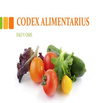 Codex alimentarius