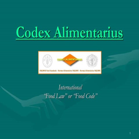 Codex Alimentarius.ppt