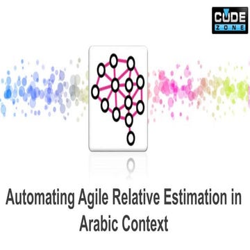 Automating Agile Relative Estimation in Arabic Context Using Deep Learning