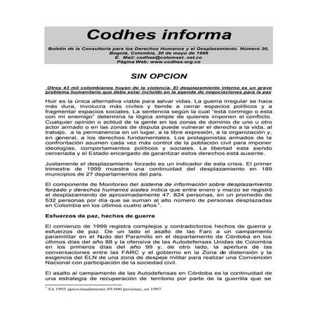 Codhes informa19