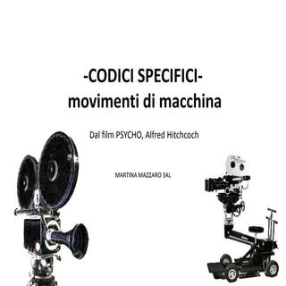 Codici specifici movimenti di macchina