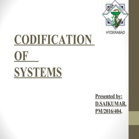 Codification