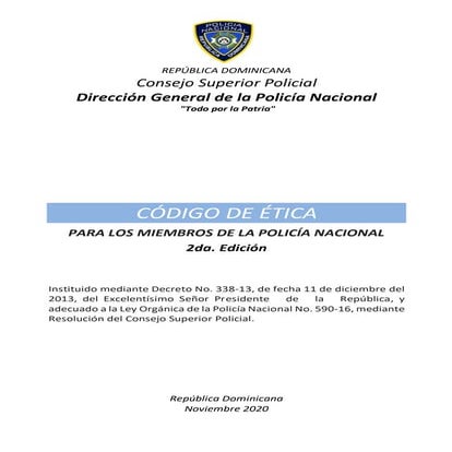 CODIGO-DE-ETICA-DE-LA policia nacional dominicana
