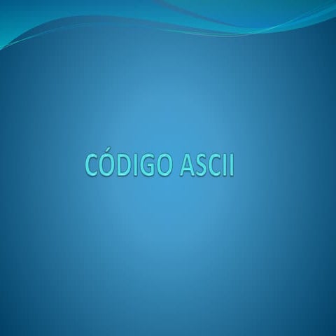 Codigo Ascii