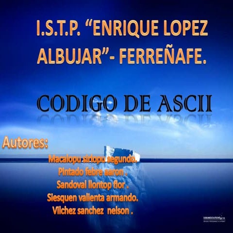 Resumen De Los CóDigos Ascii | PPTX