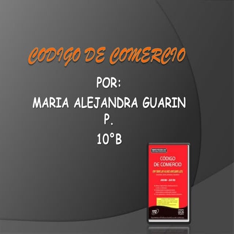 Codigo de comercio