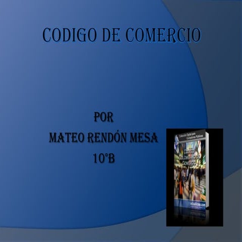 Codigo de comercio