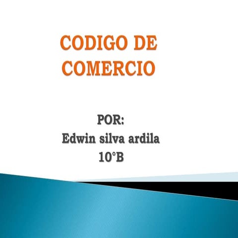 Codigo de comercio