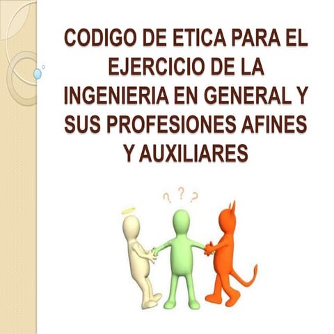 Codigo de etica para el ejercicio de la profesion jhonatan esthid ruiz