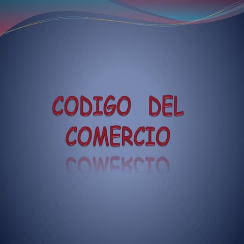 Codigo del comercio