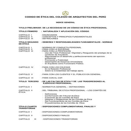 CODIGO DE ÉTICA DEL COLEGIO DE ARQUITECTOS DEL PERÚ.pdf