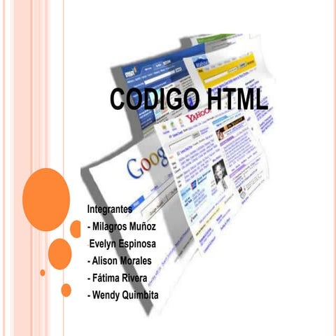 CÓDIGO HTML!