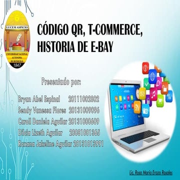 Codigo qr, t commerce, historia de e-bay