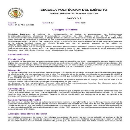 Codigo binario | PPTX