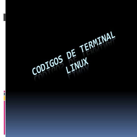 Codigos de terminal linux