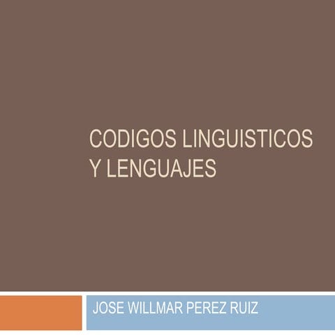Codigos linguisticos