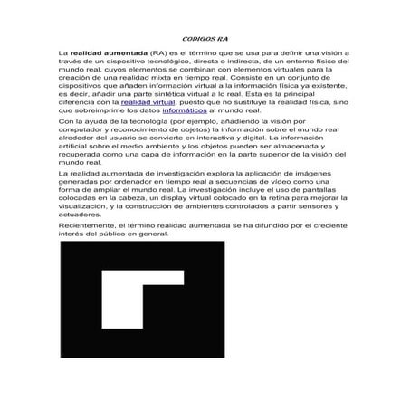 Codigos ra | DOCX