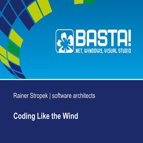 Coding Like the Wind - Tips and Tricks for the Microsoft Visual Studio 2012 C...