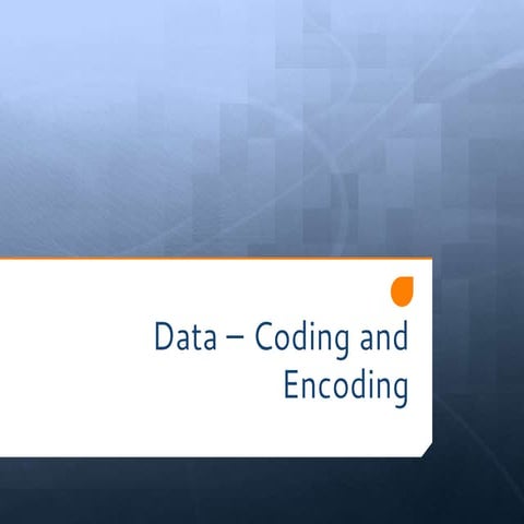 Coding and encoding | PPT