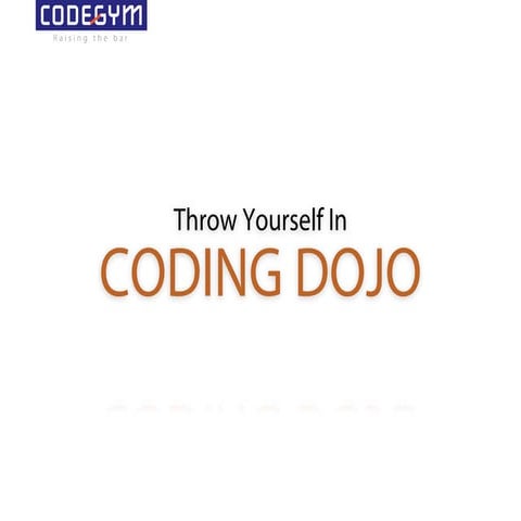 Coding Dojo Introduction | PPT