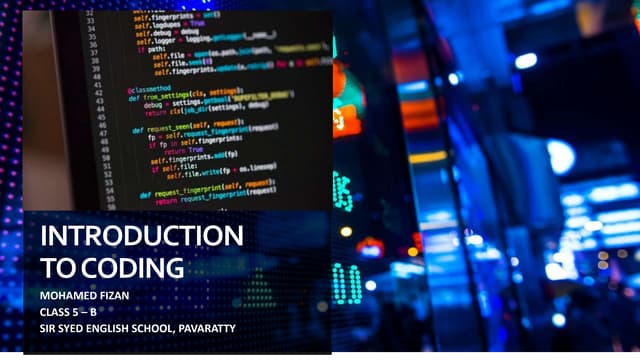 Coding new 11