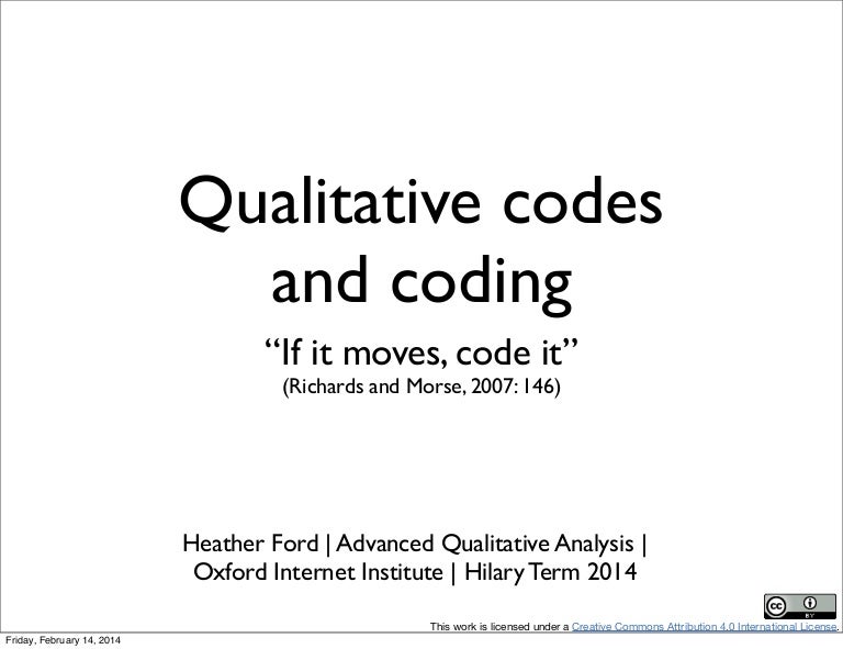 descriptive coding examples