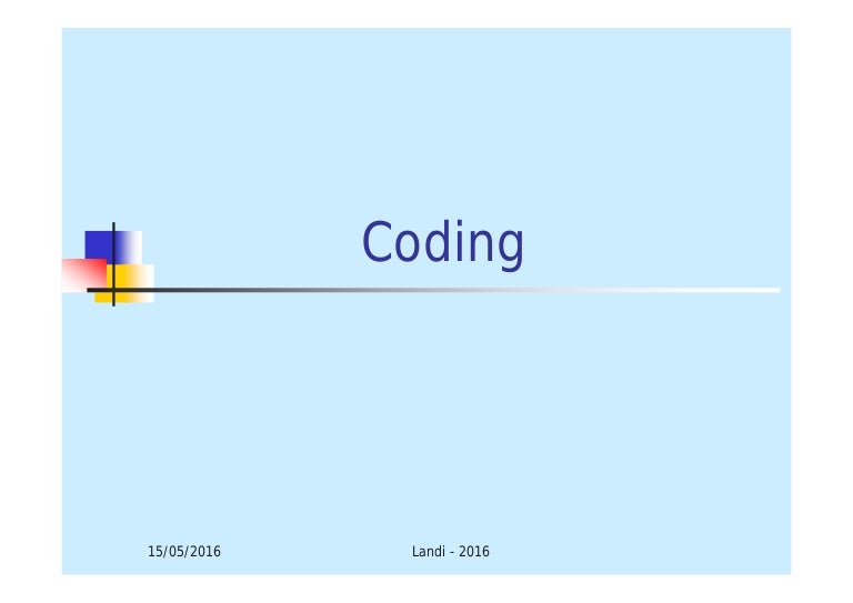 Coding