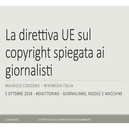 Maurizio Codogno a Digit Torino 2018