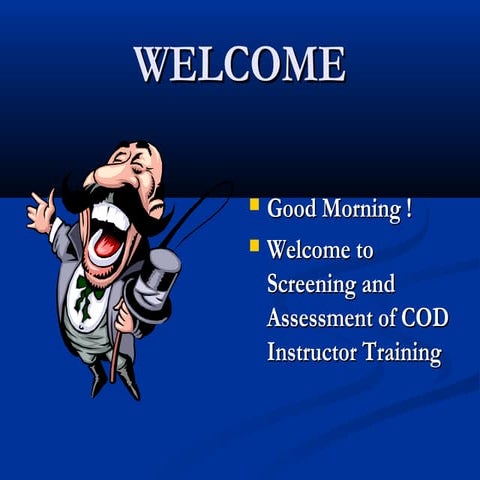 Cod train trainer