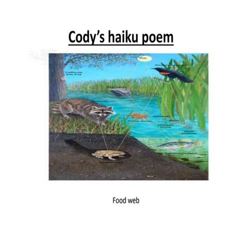Cody’s haiku poem | PPT