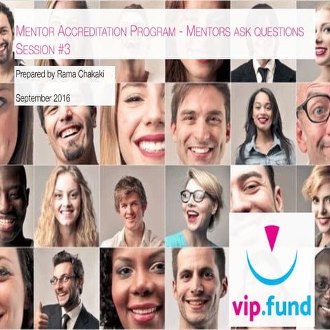 CoE   mentor accreditation program - session #3