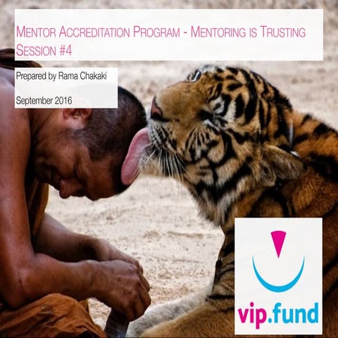 CoE -  mentor accreditation program - session #4