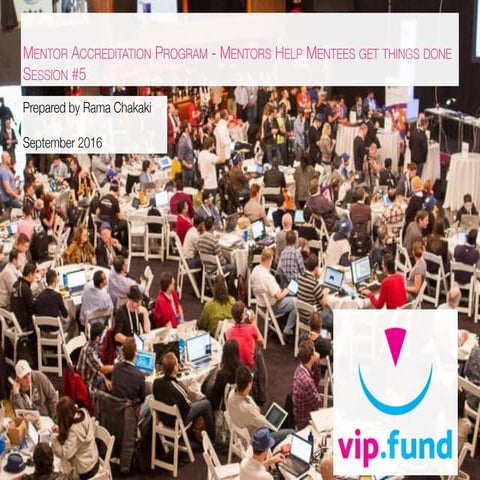 CoE -  mentor accreditation program - session #5