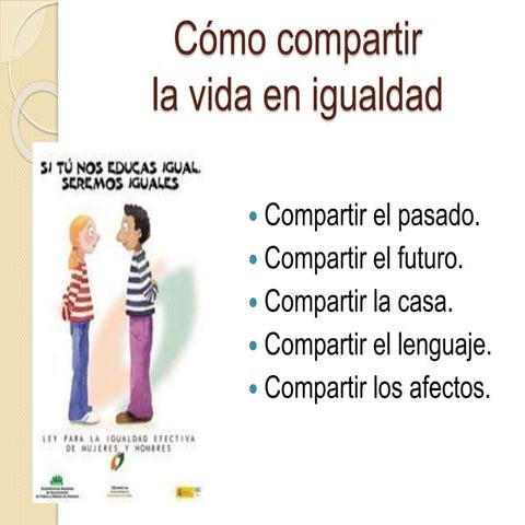 Prevención primaria de la Violencia de Género: Coeducación II